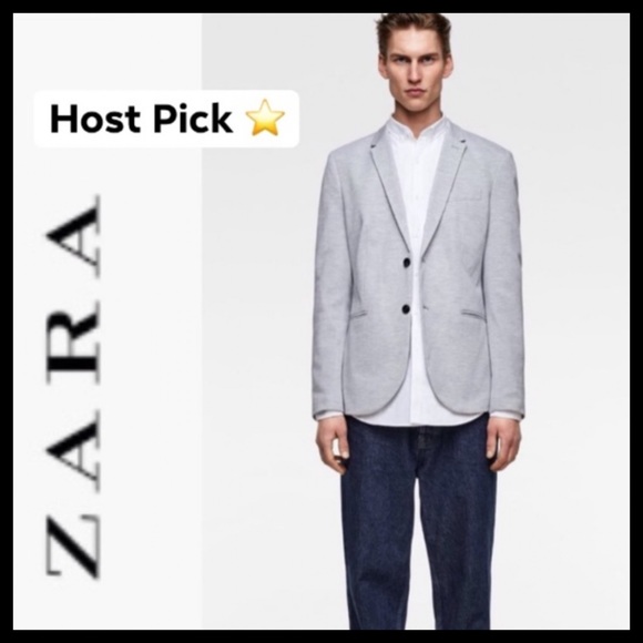 ⭐️HP⭐️ZARA Man Collection Textured Weave Jacket